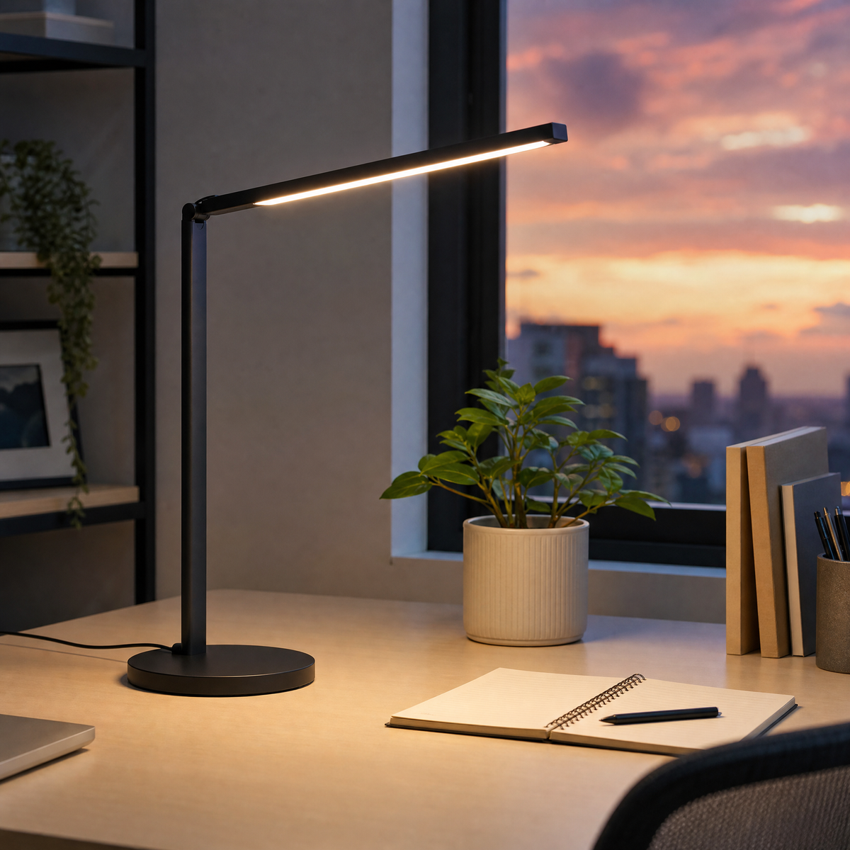 Minimalist LED Desk Lamp - lifestyle product view