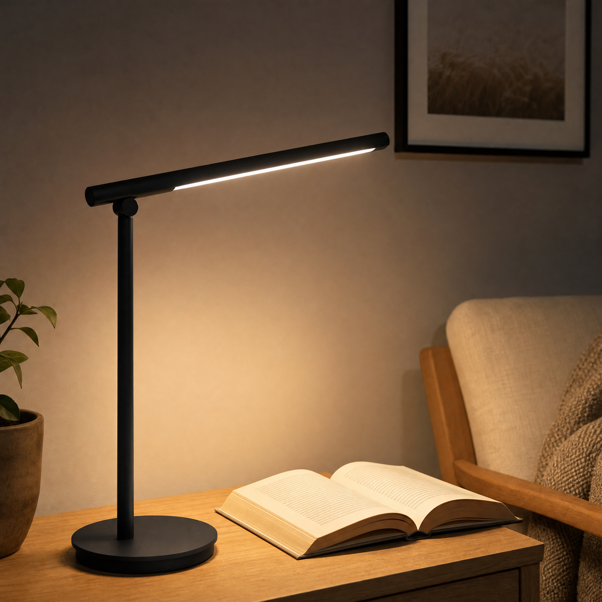 Minimalist LED Desk Lamp - alternate lifestyle product view
