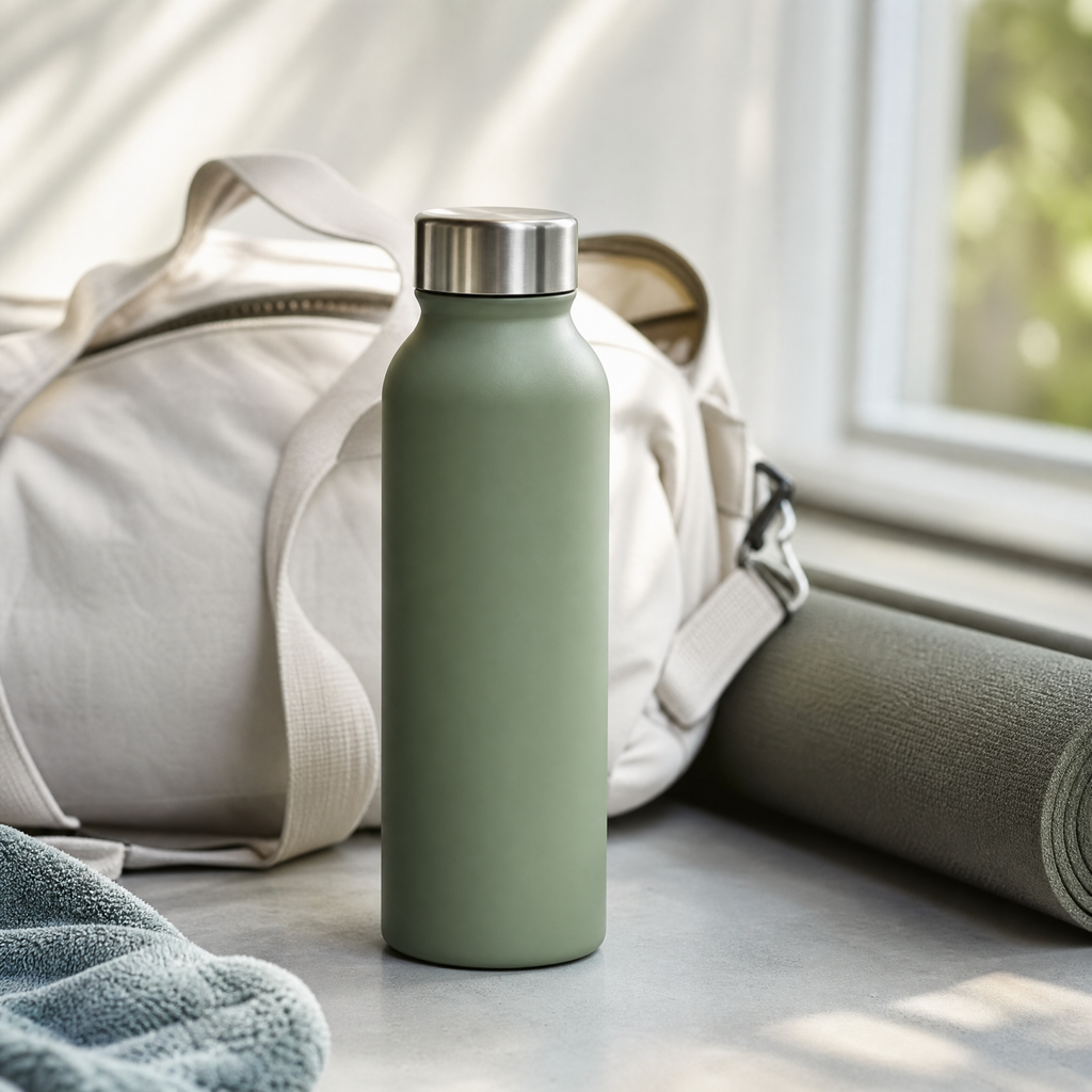 Insulated Water Bottle - Sage Green - alternate lifestyle product view