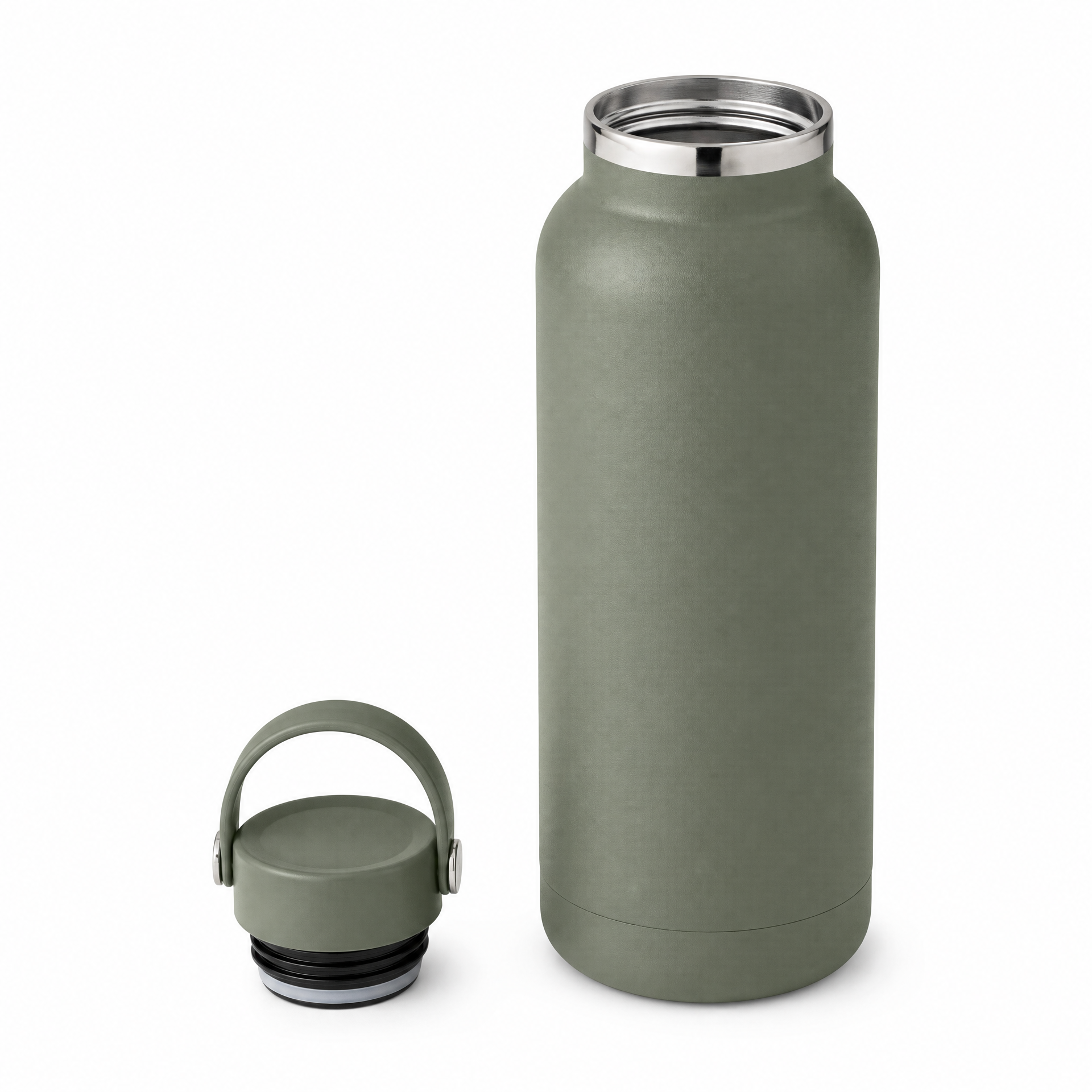Insulated Water Bottle - Sage Green - detail product view