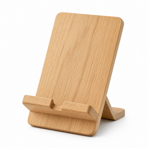 Light Oak Desktop Phone Stand - main product view