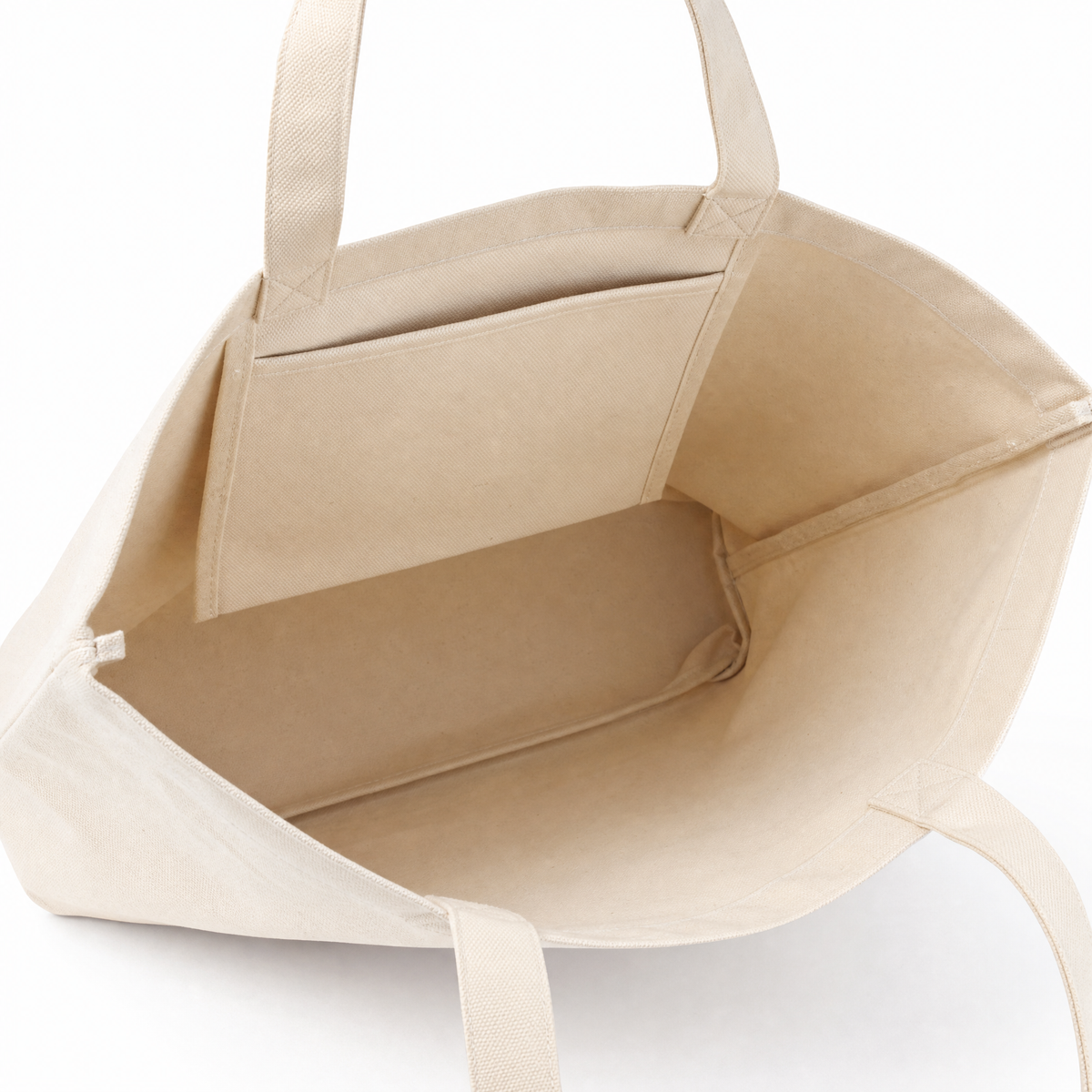 Natural Canvas Tote Bag - detail product view